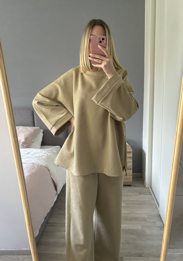 Ensemble texturé "Soft Geometry"