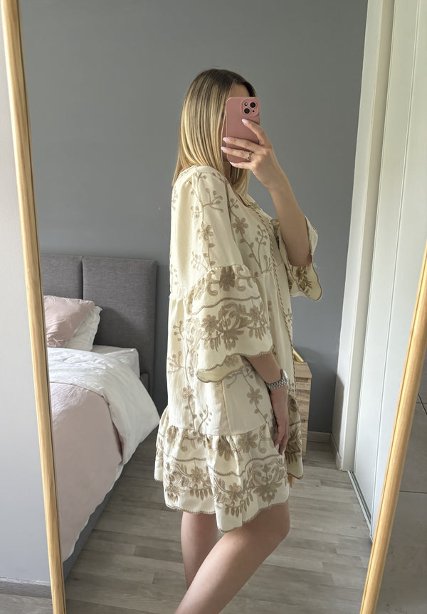 Robe Bohème brodée