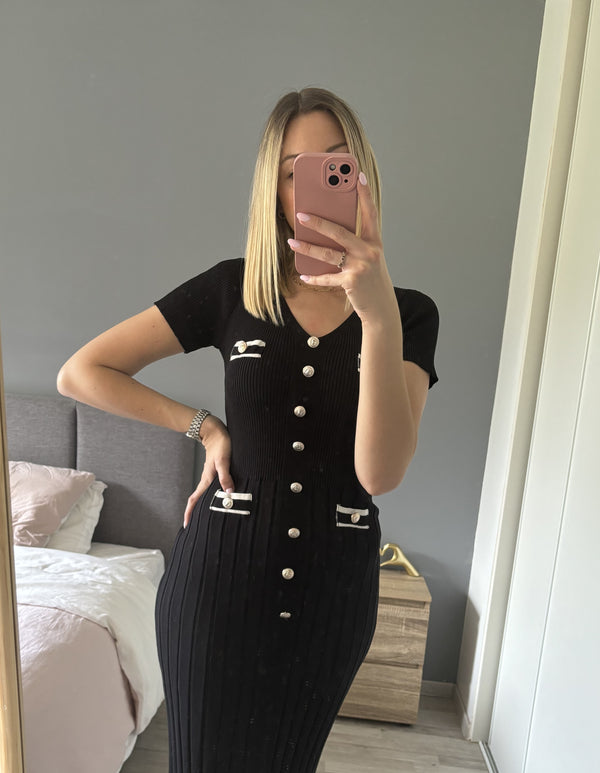 Robe chic cotelée